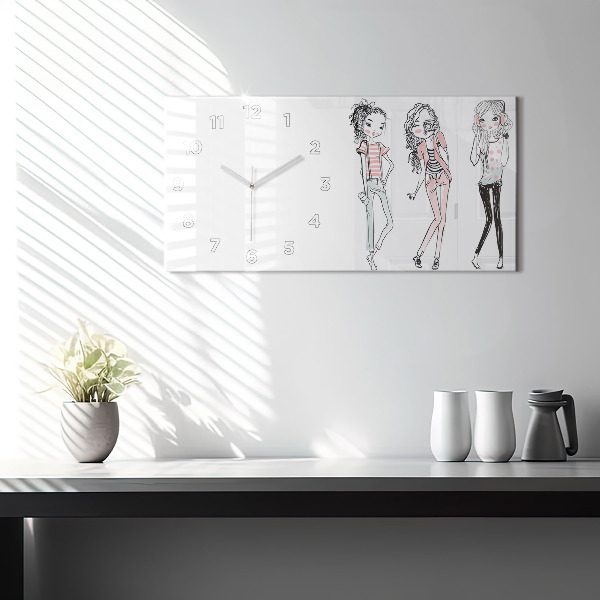 Reloj de cristal horizontal Moda femenina