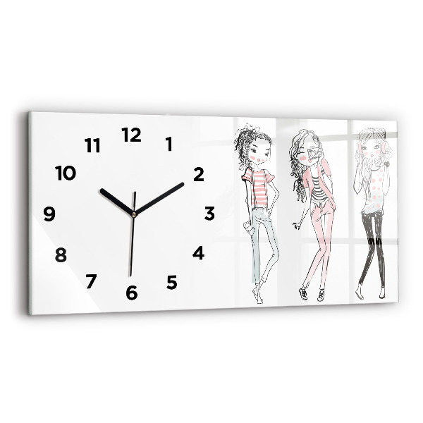Reloj de cristal horizontal Moda femenina
