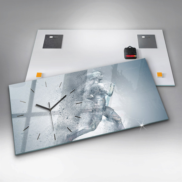 Reloj horizontal Hombre corriendo