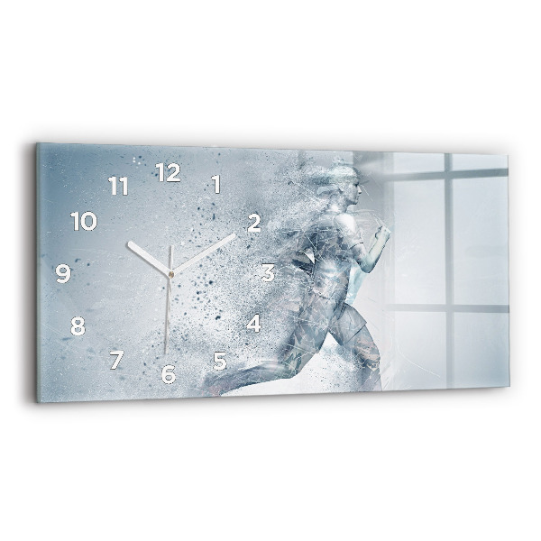 Reloj horizontal Hombre corriendo
