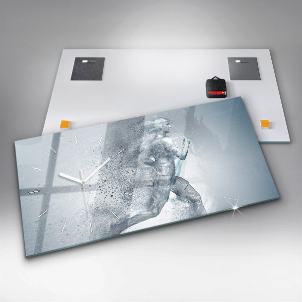 Reloj horizontal Hombre corriendo