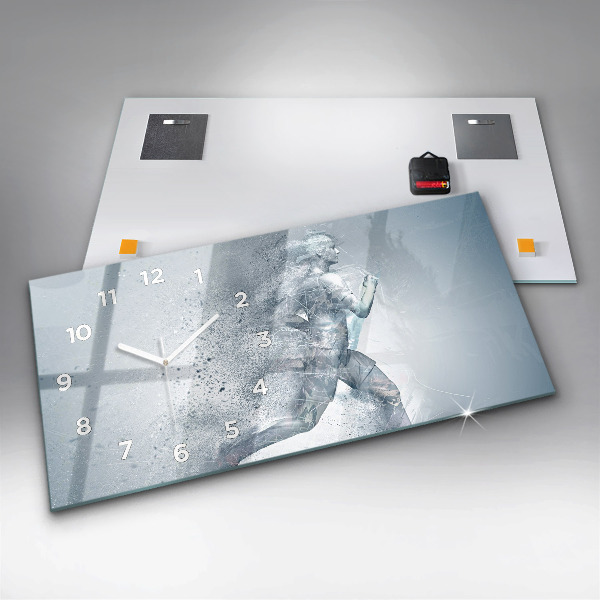 Reloj horizontal Hombre corriendo