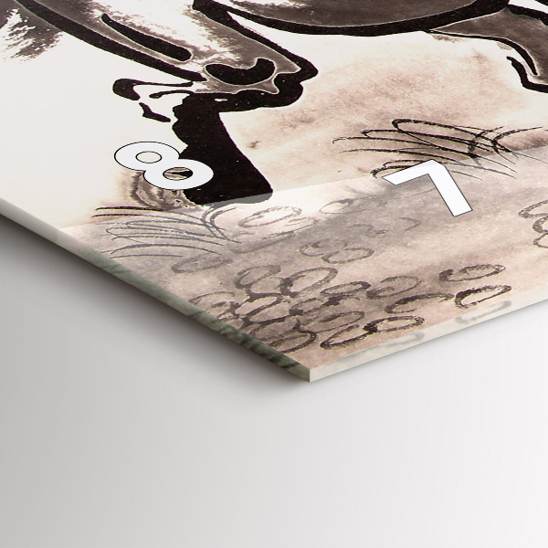 Reloj horizontal Caballos al galope