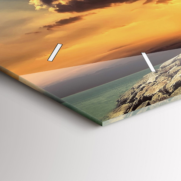 Reloj horizontal Faro en el mar