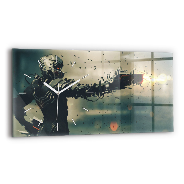 Reloj de cristal horizontal Juego de arma letal