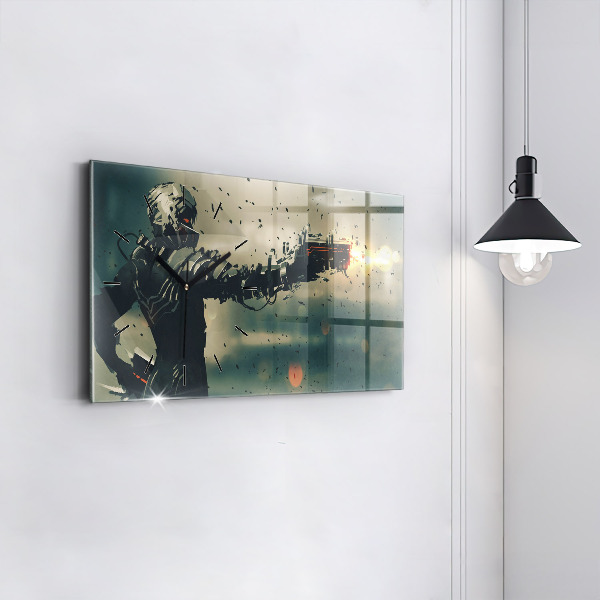 Reloj de cristal horizontal Juego de arma letal