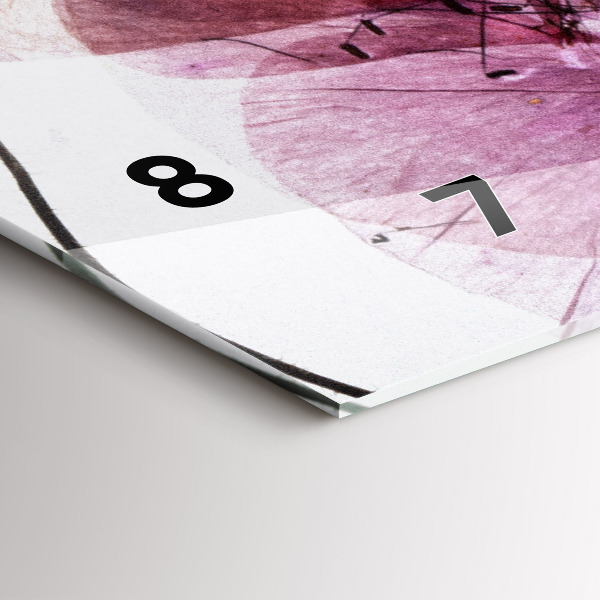 Reloj horizontal Amapolas secas Flores