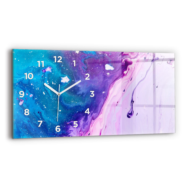 Reloj horizontal Fondo colorido