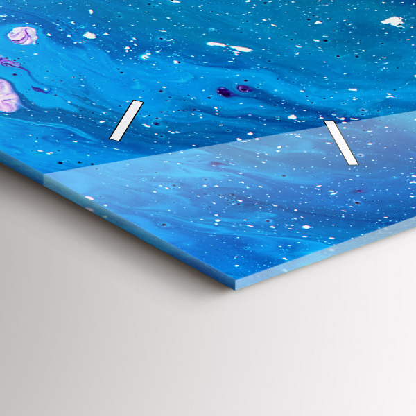 Reloj horizontal Fondo colorido