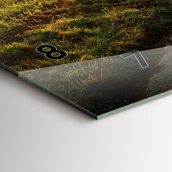 Reloj horizontal Niebla al amanecer