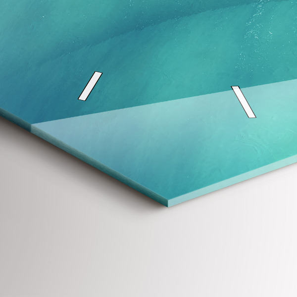 Reloj horizontal Isla corazón