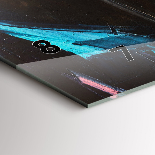 Reloj de cristal horizontal Retrato de mujer