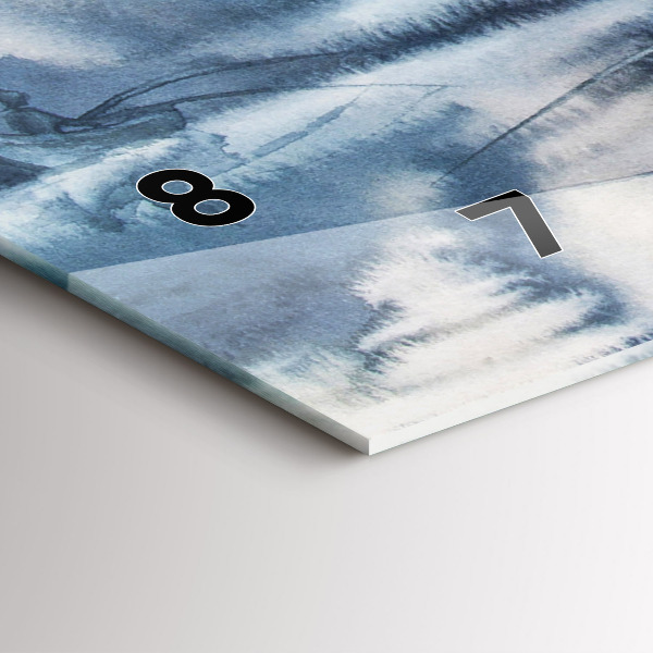 Reloj horizontal Pescador en un lago