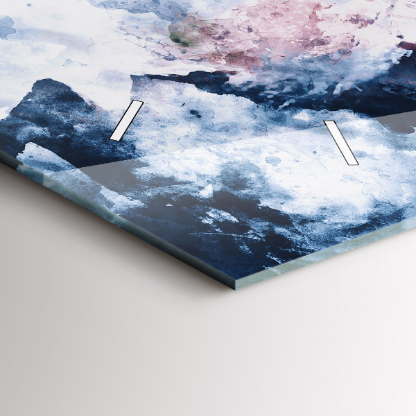 Reloj horizontal Montañas abstractas