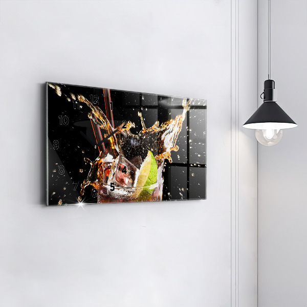 Reloj horizontal Bebida con hielo