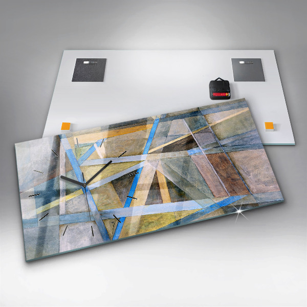 Reloj de cristal horizontal Pintura impresionista