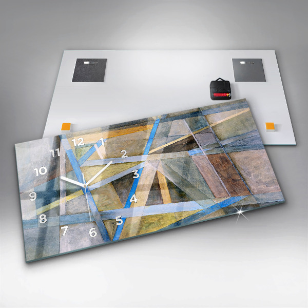 Reloj de cristal horizontal Pintura impresionista