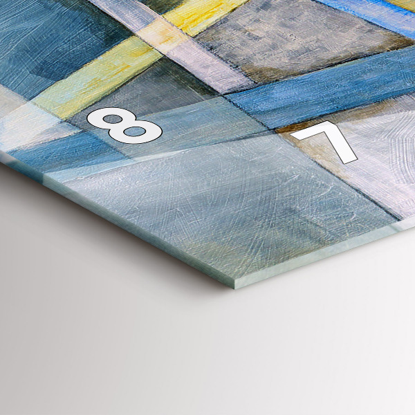 Reloj de cristal horizontal Pintura impresionista