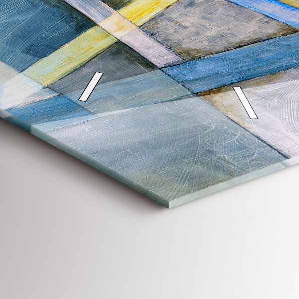 Reloj de cristal horizontal Pintura impresionista