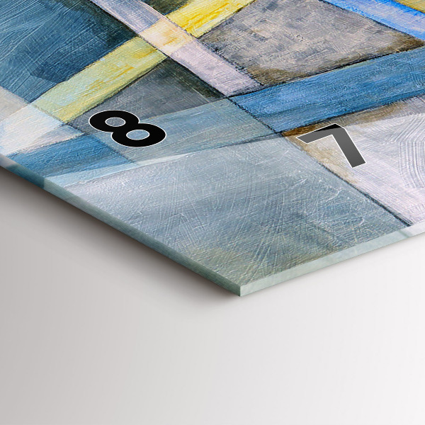 Reloj de cristal horizontal Pintura impresionista