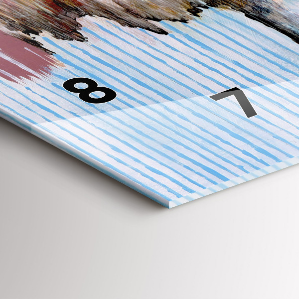 Reloj horizontal Abstracción