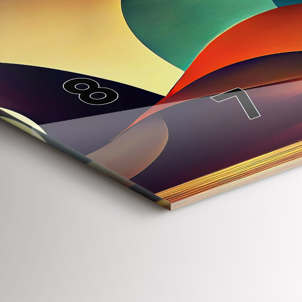 Reloj horizontal Fondo de líneas abstractas