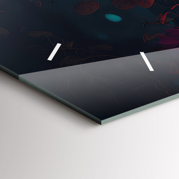 Reloj horizontal Bosque y setas mágicas