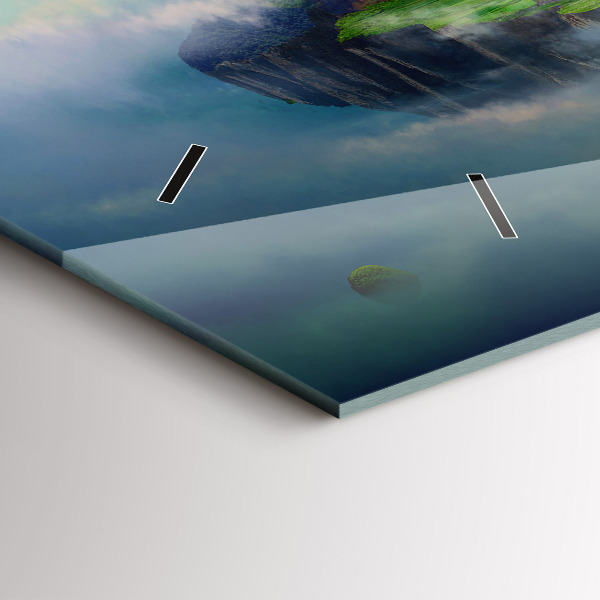 Reloj de cristal horizontal Escenas chinas de fantasía