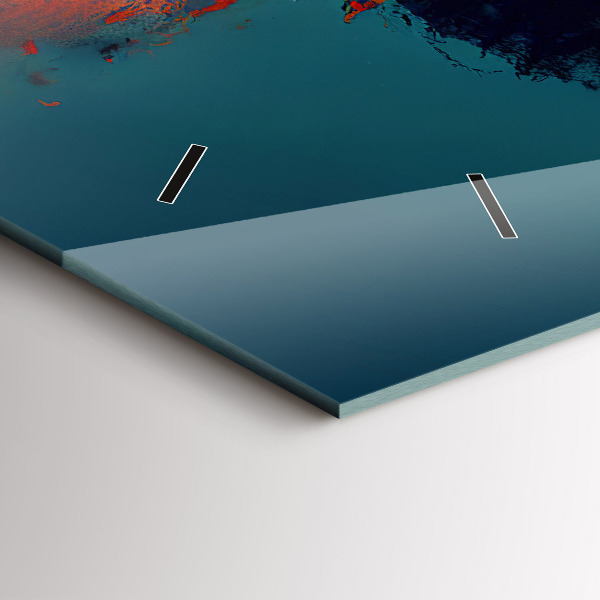 Reloj horizontal Mundo virtual futurista