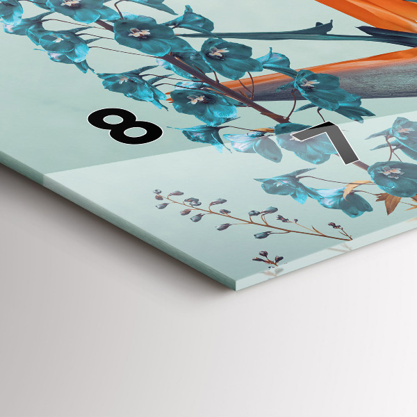 Reloj horizontal Mujer con flores