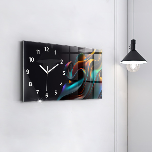 Reloj horizontal Ola futurista