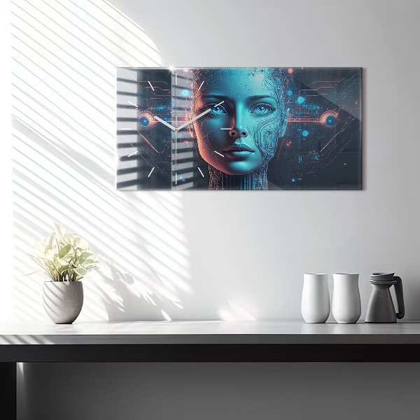 Reloj de cristal horizontal Inteligencia artificial