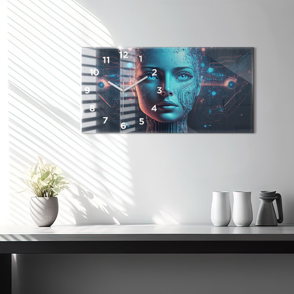 Reloj de cristal horizontal Inteligencia artificial