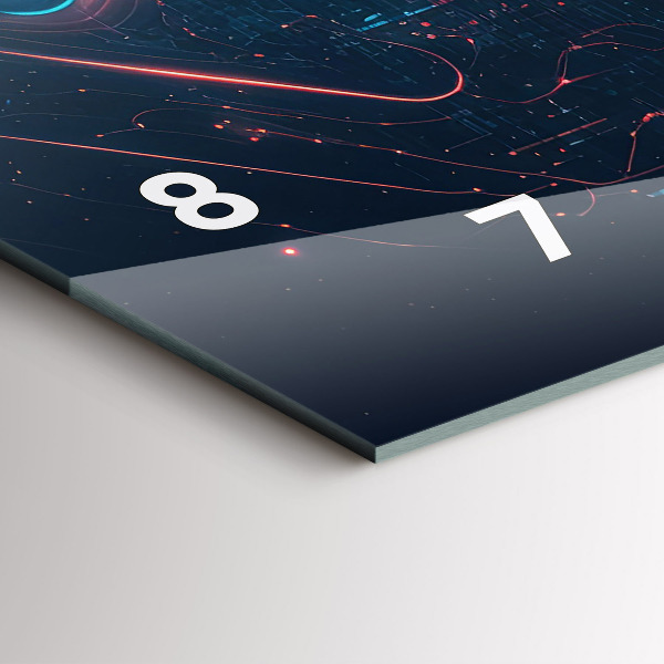 Reloj de cristal horizontal Inteligencia artificial