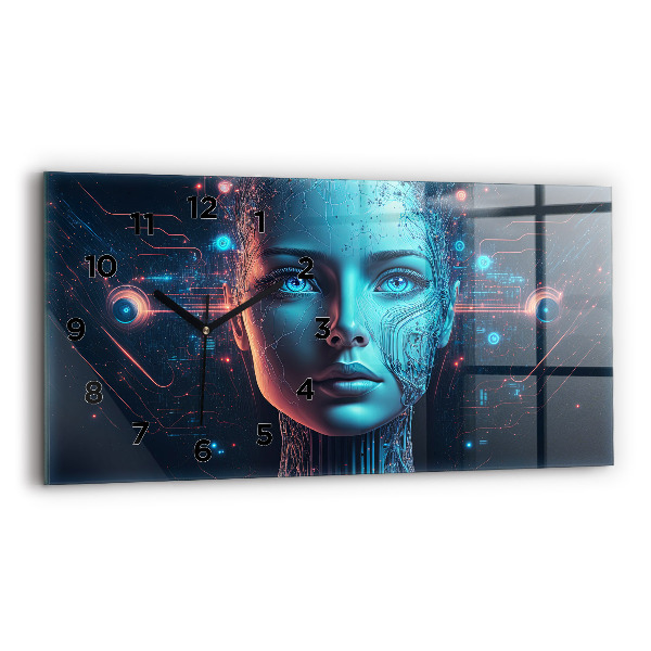Reloj de cristal horizontal Inteligencia artificial