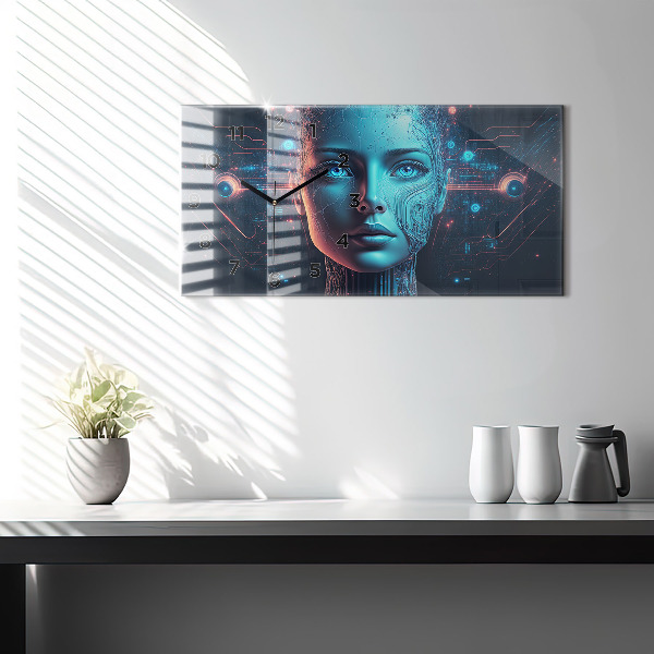 Reloj de cristal horizontal Inteligencia artificial