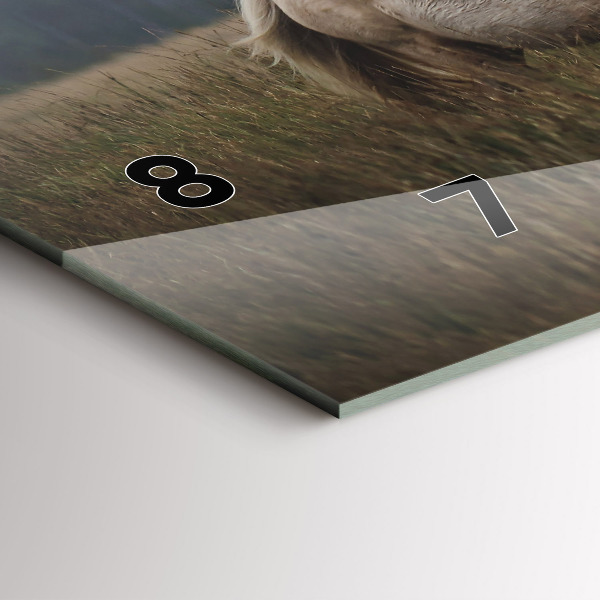 Reloj horizontal Caballos al galope