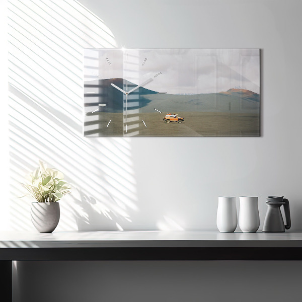 Reloj horizontal Vehículo en el desierto de Kamchatka