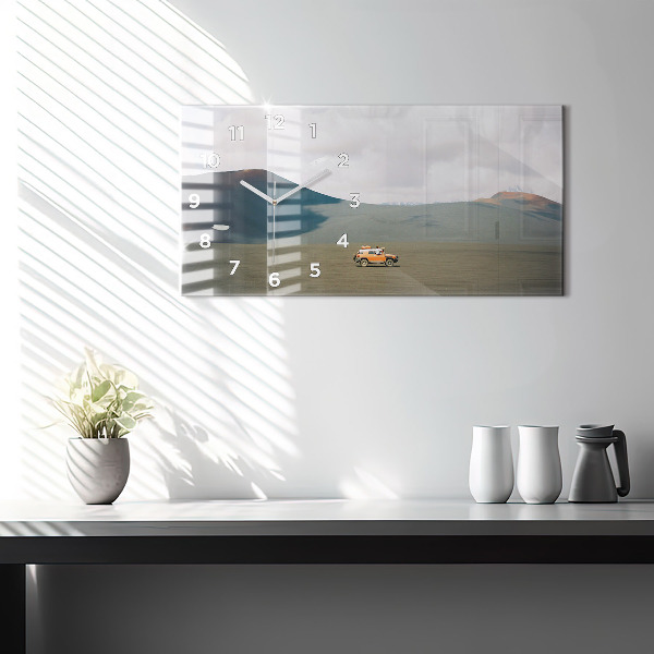 Reloj horizontal Vehículo en el desierto de Kamchatka