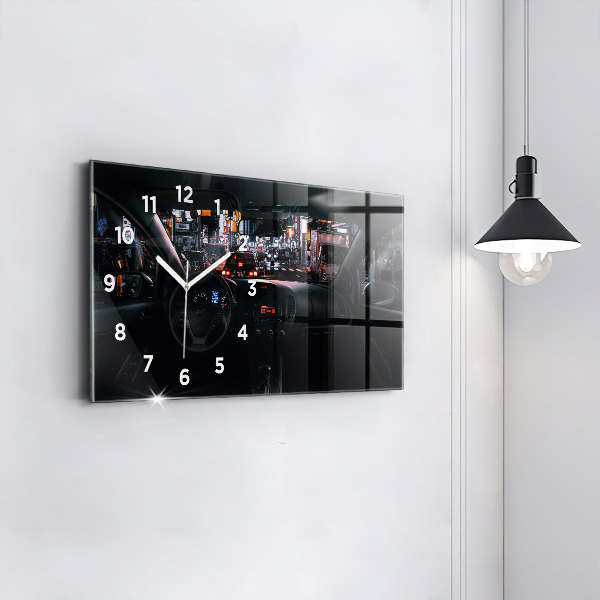 Reloj de cristal horizontal Coche en Tokio