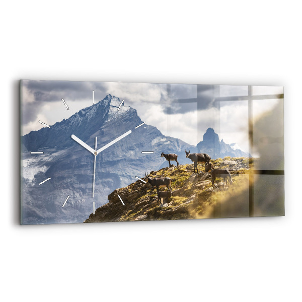 Reloj horizontal Cabra en el Valle de Aosta