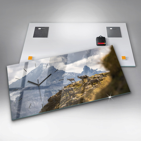 Reloj horizontal Cabra en el Valle de Aosta