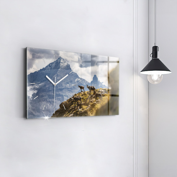 Reloj horizontal Cabra en el Valle de Aosta