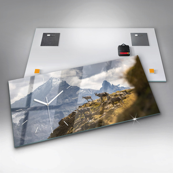 Reloj horizontal Cabra en el Valle de Aosta