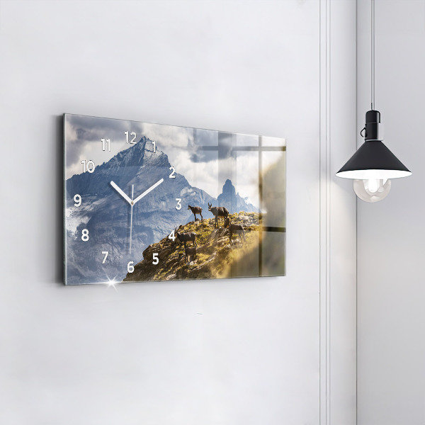 Reloj horizontal Cabra en el Valle de Aosta