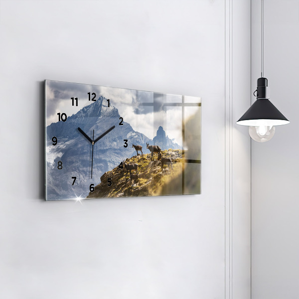 Reloj horizontal Cabra en el Valle de Aosta