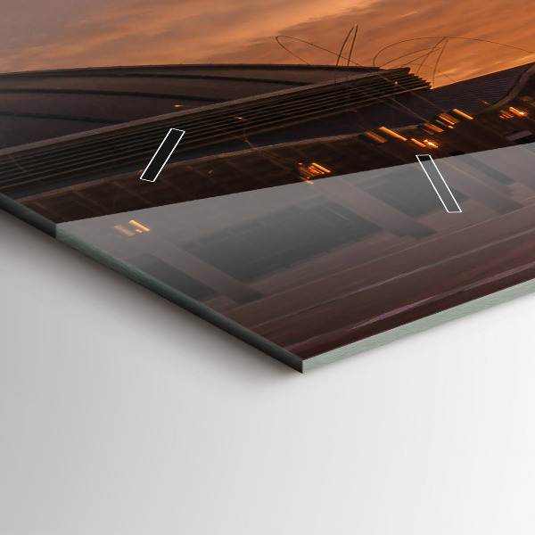 Reloj de cristal horizontal Parque Olímpico de Barcelona