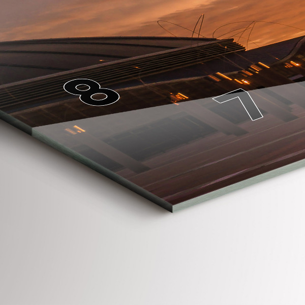 Reloj de cristal horizontal Parque Olímpico de Barcelona