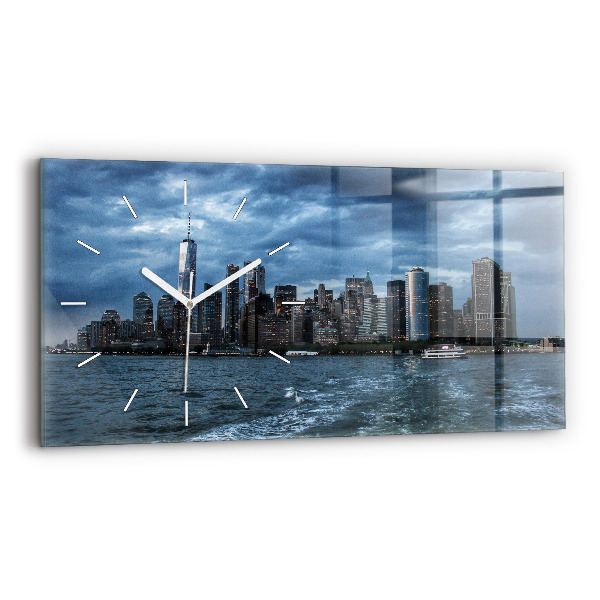 Reloj horizontal Panorama de Nueva York