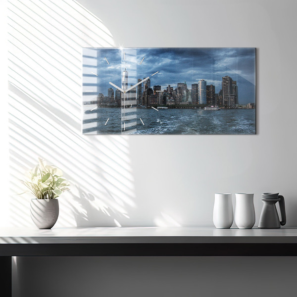 Reloj horizontal Panorama de Nueva York